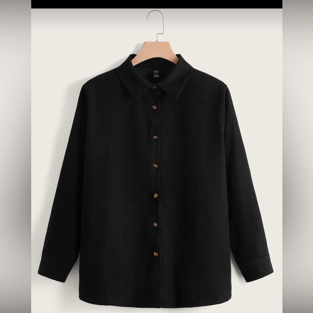Emory Rose Women's Size 1XL Suede Button Up Shirt Jacket